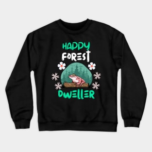 Happy Forest Dweller Crewneck Sweatshirt